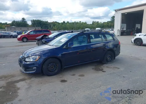 2015 Volkswagen Golf Sportwagen Tdi Se 4-Door из США, поврежденный, VIN 3VWFA7AU1FM516291